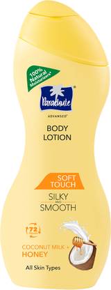 Parachute Soft Touch Body Lotion for Women & Men, 100% Natural, 72h Moisturisation