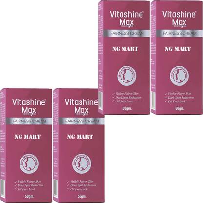 NG MART VITASHINE MAX CREAM FOR SKIN WHITENING & LIGHTNING PACK OF - 4