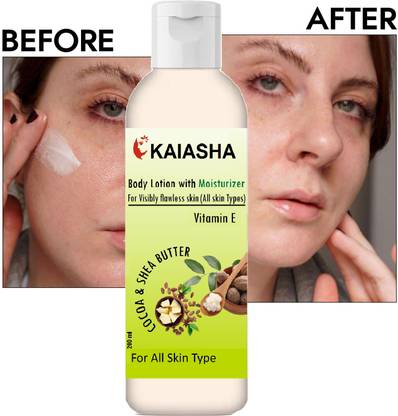 KAIASHA Moisturizing Body Lotion with cocoa butter & coconut oil