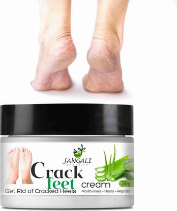 Pure Jangali Organics Feet Crack Heel Repair Cream for Moisturizes and Soothes Feet 50G