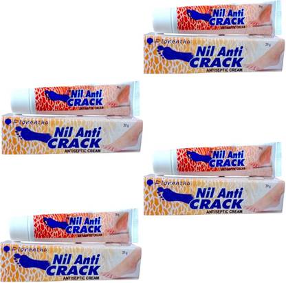 FLORENTHA NILANTI CREAK ANTISEPTIC CREAM FOR REPAIR CREAK & GIVE SOFT FOOT PACK OF-20g x 4