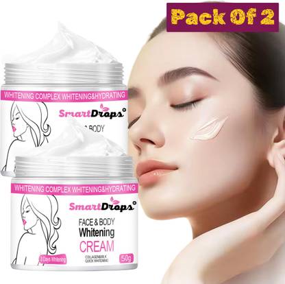 smartdrops Whitening SmoothTone Cream – Ideal for Unisex|Easy to Apply&Feels Light on Skin