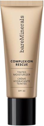 BAREMINERALS Complexion Rescue Tinted Hydrating Gel Cream SPF 30, Wheat 4.5, 1.18 Ounce