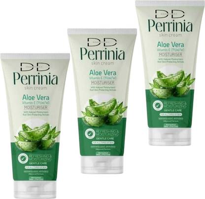 DOOMSDAY PERRINIA ALOEVERA MOISTURISER CREAM FOR SOFT & SMOOTH SKIN PACK OF 50g x 3