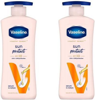 Vaseline Unisex SPF 30 Sun & Pollution Protection Body Lotion with Glycerin 100% orignal
