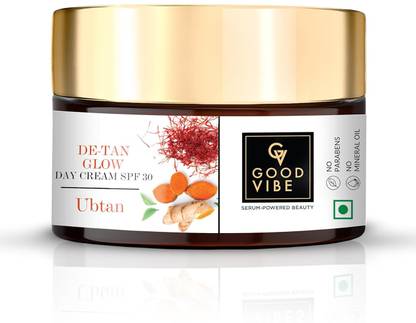 GOOD VIBE Light Day Ubtan De Tan Glow Cream 50g