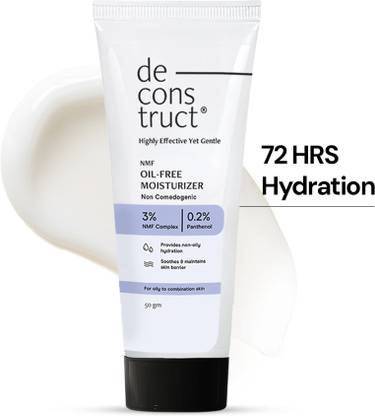 deconstruct Oil-Free Moisturizer | Non Sticky,Fast absorbing |72 Hr Hydration for Oily Skin