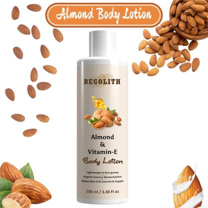 Regolith Almond & Vitamin E Refreshing Body Lotion-For a Long-Lasting