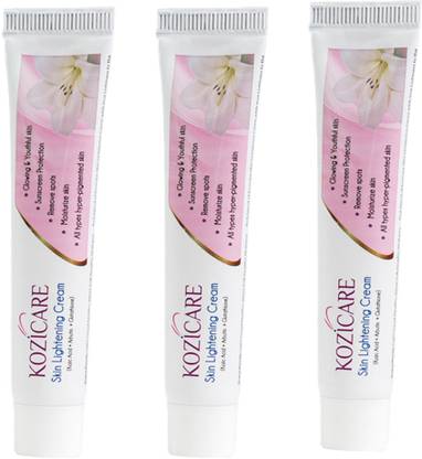 Kozicare Kojic Acid Cream, Glutathione Cream with Niacinamide