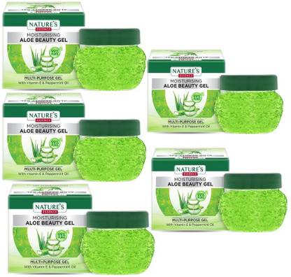 Nature's Essence ALOEVERA BEAUTY GEL MOISTURISING GEL 50G EACH (PACK OF 5)