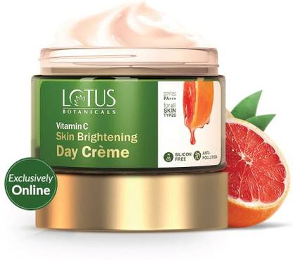 Lotus Botanicals Vitamin C Skin Brightening Day Crme - 50g