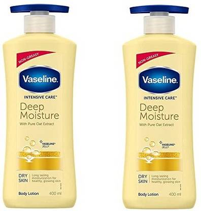 Vaseline Intensive Care Deep Moisture Nourishing Body Lotion,Daily Moisturizer(Pack of 2)