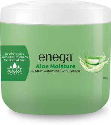 enega Aloe Moisture & Multi vitamins Skin Cream for All Skin Type - 800 ML
