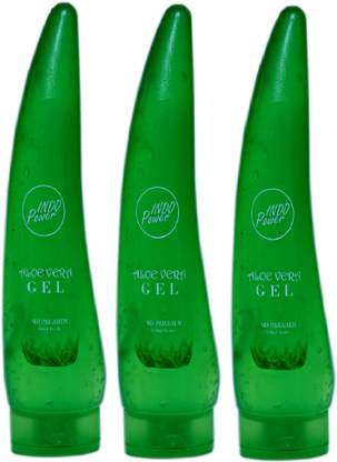 INDOPOWER ABsS147- ALOE VERA GEL COMBO PACK ( 3x150ml. ) Men & Women All Skin Types Face Wash
