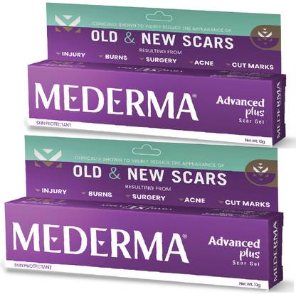 MEDERMA Advance Plus Scar Removal Gel (Combo) Pack of 2