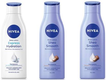 NIVEA 1 Express Hydration & 2 Smooth Milk 75mlLotion