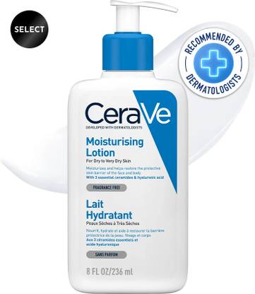 CeraVe Moisturizing Lotion for Normal to Dry Skin with Ceramides & Hyaluronic Acid