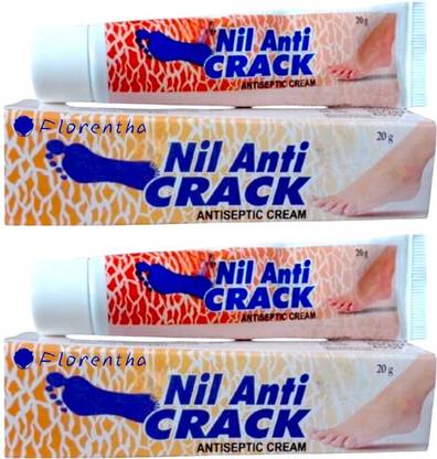 FLORENTHA NILANTI CREAK ANTISEPTIC CREAM FOR REPAIR CREAK & GIVE SOFT FOOT PACK OF-20g x 2