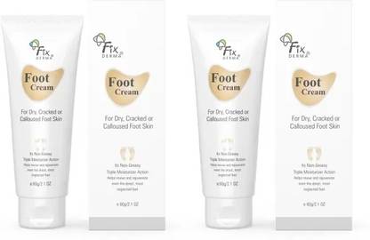 Fixderma Foot Cream For Dry & Crack Heel, 5% Lactic Acid, 15% Urea, 3% Glycerine
