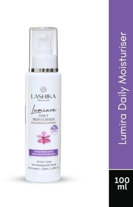 Lashika Lumiara Daily Moisturiser with Saffron and Vitamin E for All Skin Types - Deep Hydration, Glowing Skin, Nourishment for Men, Women