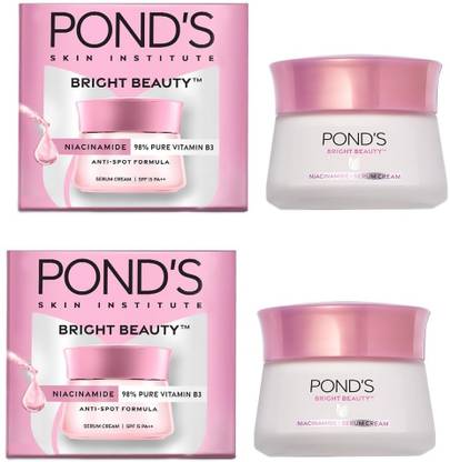 POND's Bright Beauty SPF 15 PA ++ Day Cream pack of 2(50g Each)