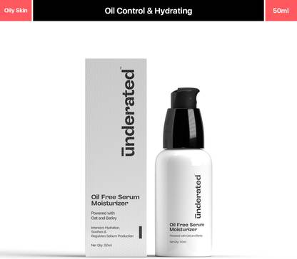 UNDERATED Oil Free Serum Moisturiser | 50 ml