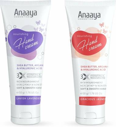 anaaya Nourishing Lavish Lavender & Gracious Jasmine Hand Cream Combo