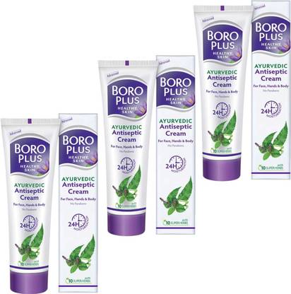 BOROPLUS BORO PLUS ANTISEPTIC CREAM 120ml FOR MOISTUREE & ALL PURPOSE USES 120g x 3