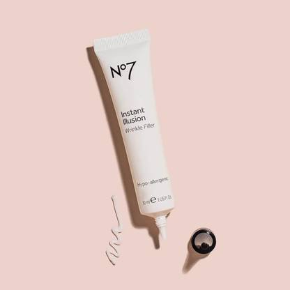 No7 Instant Illusion Wrinkle Filler - Smoothes + Blurs Fine Lines and Wrinkles