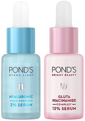 POND's Hydra Light Deep Hydration Serum, Bright Beauty Face Serum (2X14ml)
