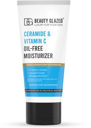 Beauty Glazed Ceramide & Vitamin C Oil-free Moisturizer | Light Face Cream to Hydrate Skin