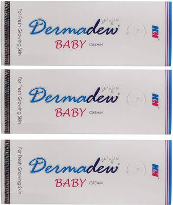 H&H Dermadew Baby Cream - 80 gm, Pack Of 3