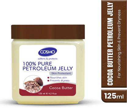 COSMO 100% Pure Cocoa Butter Petroleum Jelly Skin Protectant to Nourish