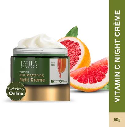 लोटस बोटनिकल Vitamin C Skin Brightening Night Crme - 50g