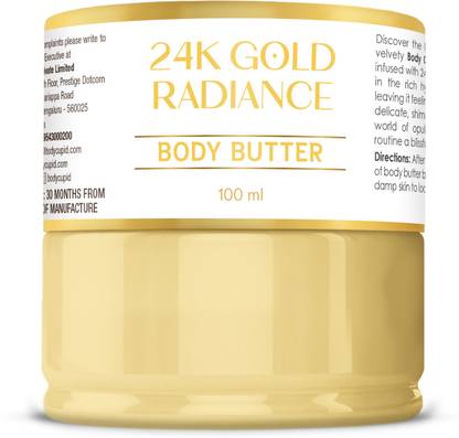 Body Cupid 24K Gold Radiance Body Butter | Intense Hydration & Shimmering Glow