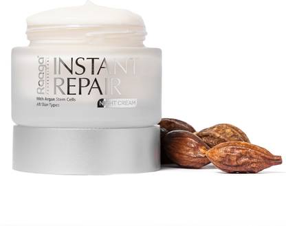 RAAGA PROFESSIONAL Instant Repair Night Cream | Argan Stem Cells and Niacinamide | Sleep Soundly