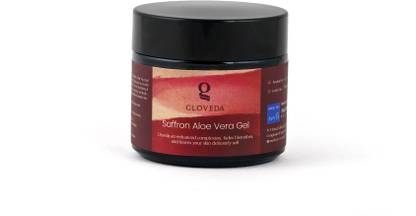 Gloveda Saffron Aloe Vera Gel for Face Brightening, Hydration & Pigmentation Moisturiser