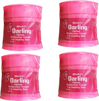 MOSKLIN SHRI DARLING FAIRNESS CREAM FOR MOISTURE SKIN FOR HEALTHY SKIN PACK OF- 200g x 4