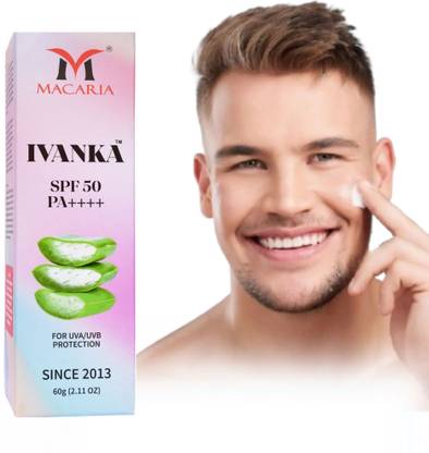 MACARIA Ivanka SPF 50 Sunscreen for Dry Skin for men | Moisturizer for men face