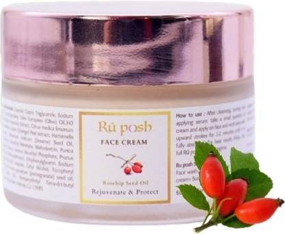 Ru posh Rejuvenate & Protect Rosehip Seed Oil Face Cream | Face Cream for Summer