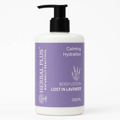 Herbal Plus Lost In Lavender Body Lotion | Non-Greasy, Fast Absorbing, 48-Hour Moisture