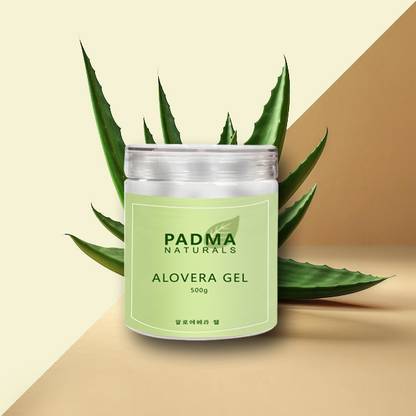 PADMA NATURALS Premium Pure AloeVera Skin Gel 500g For Face & Hair|Moisturizing,Soothing Skin
