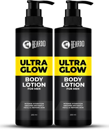 BEARDO Ultraglow Body Lotion for Men | Absorbs Instantly | Heals & Repairs Skin