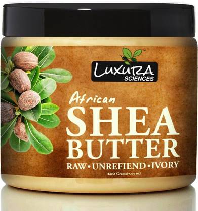 LUXURA SCIENCES African Raw Shea Butter Unrefined for Skin and Body,Moisturizer