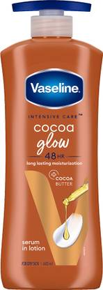Vaseline Intensive Care Cocoa Glow 48hr long lasting Moisturizing Lotion,Dry Skin