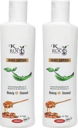 K-Roots Almond & Honey Body Lotion | Nourishing & Moisturizing