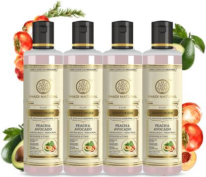 KHADI NATURAL Organic Peach & Avacado Moisturiser-SLS & Paraben Free