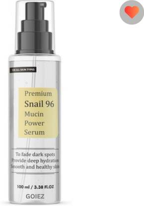 GOIEZ Snail Mucin Serum For Smooth Texture And Long-lasting Hydration 100 Ml