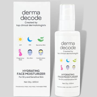derma decode Hydrating Face Moisturizer for Dry Skin & Sensitive skin, Moisturizing, Soothing
