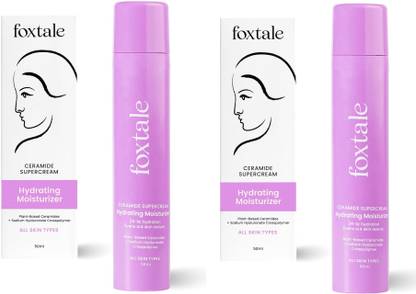 Foxtale Ceramide Supercream Hydrating Rich Moisturizer Strengthens Skin Each 50ml